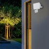 Vonkajší biely LED reflektor so senzorom 10W / 4000K - LF7121S