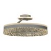 LED luxusné stropné krištáľové svietidlo s diaľkovým ovládačom 85W - TA1306/W