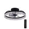 LED svietidlo s diaľkovým ovládačom a ventilátorom 63W - JF1301/B