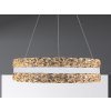 LED luxusné závesné krištáľové svietidlo s diaľkovým ovládačom 80W - TA2303/W