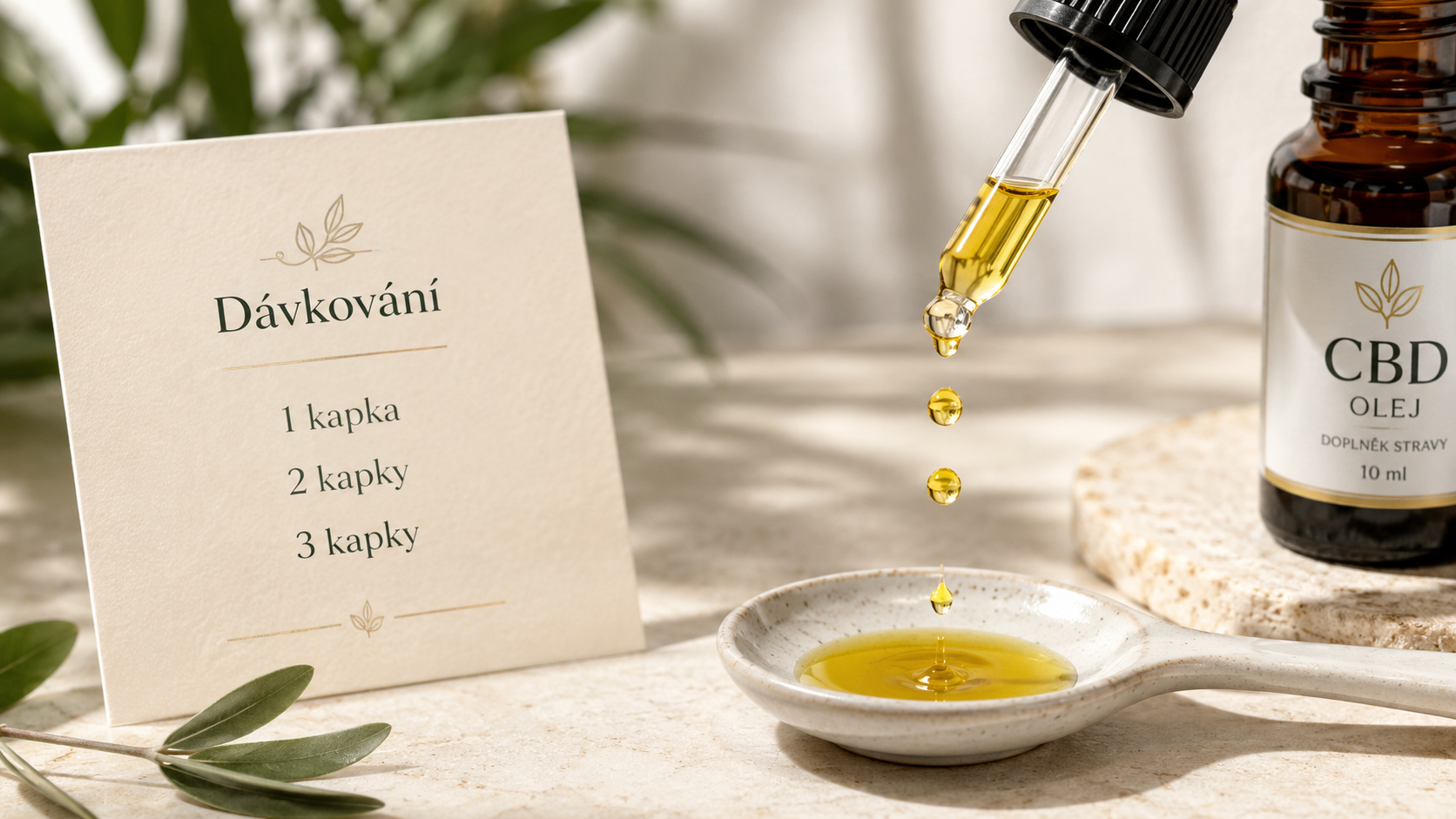CBD olej – jak ho používat a kolik kapek denně