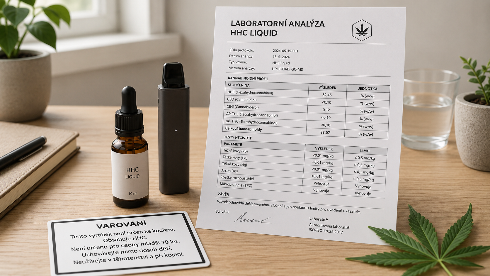 HHC liquid – co to je, účinky, rizika a legalita