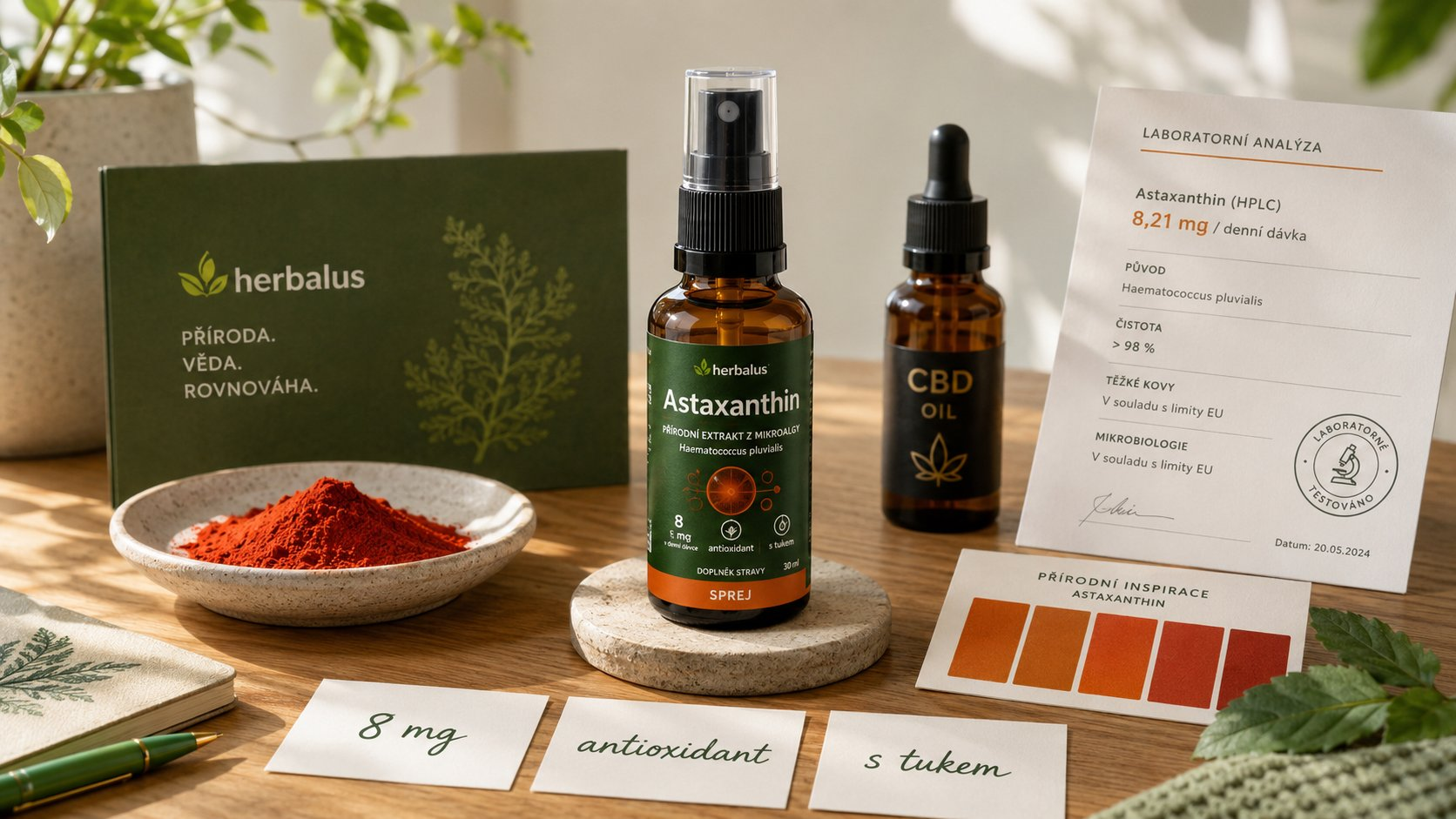 Astaxantin – antioxidant průvodce