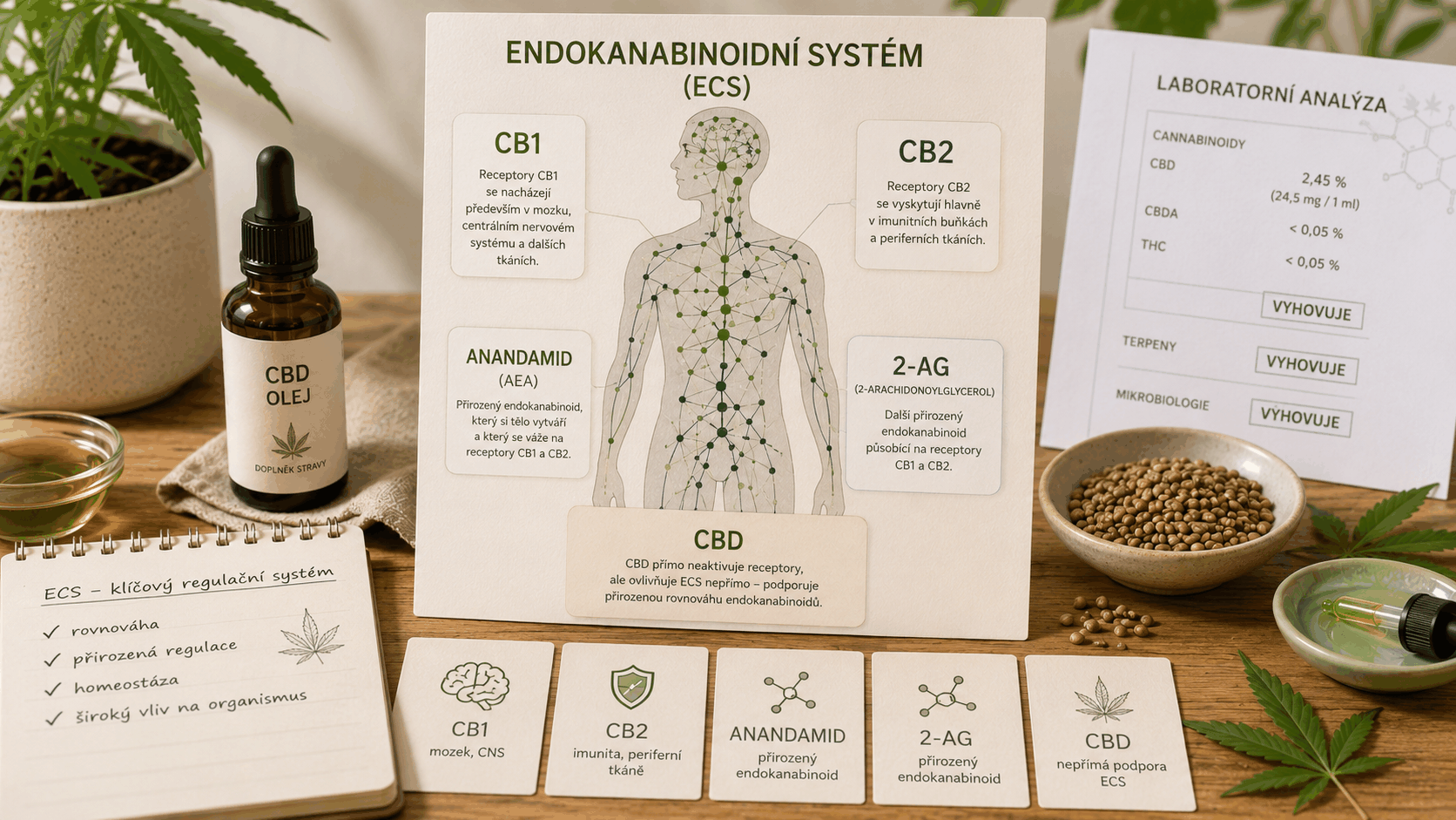 Endokanabinoidní systém (ECS) – co to je a proč na něm záleží