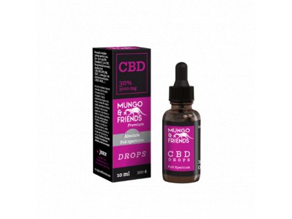 MUNGO & FRIENDS 30% CBD OLEJ ABSOLUTE FULL SPECTRUM