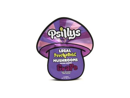 154 psillys mushroom gummies grape