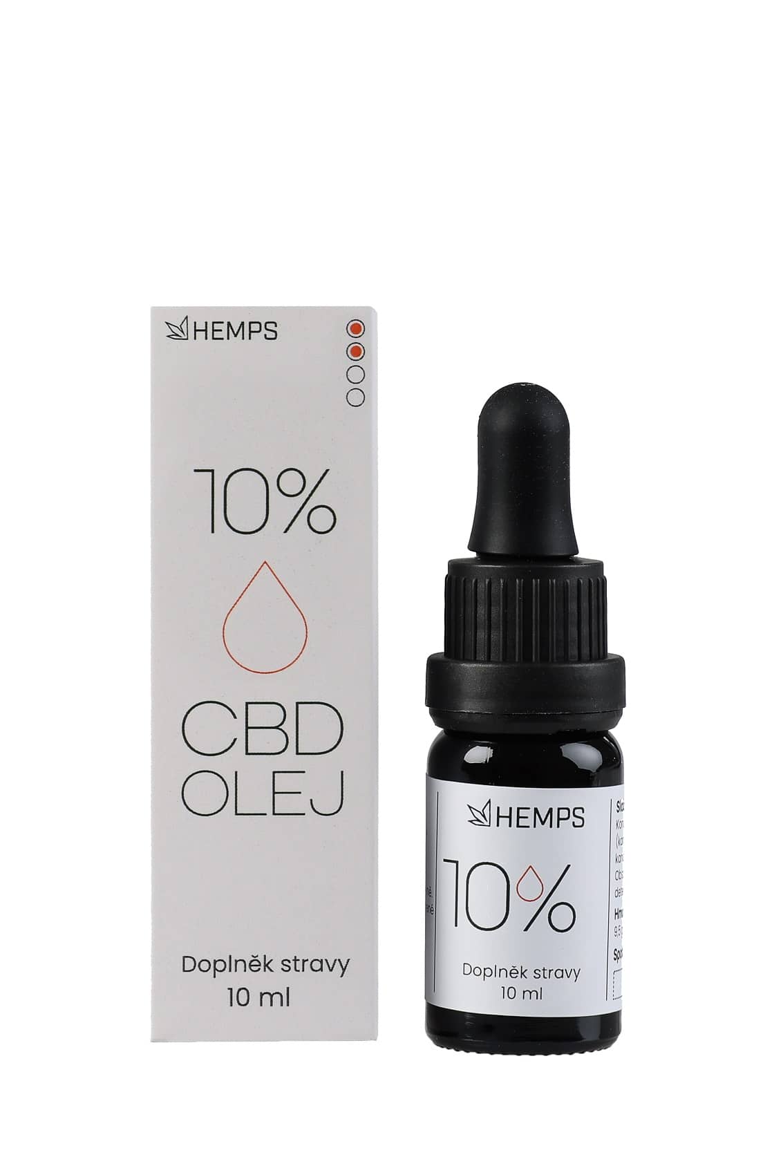 Hemps CBD olej 10%, 10 ml