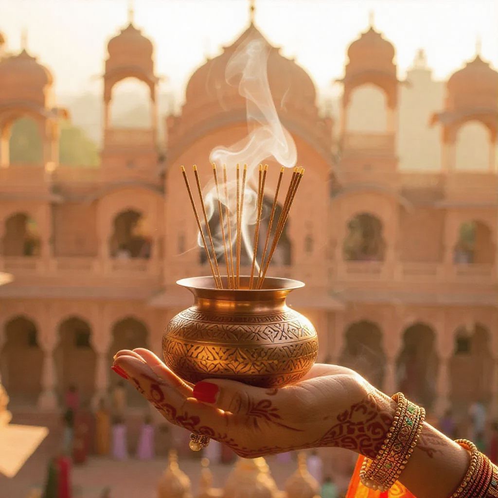 A hindu istentiszteletek füstölői