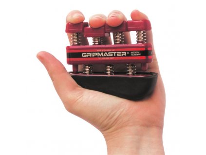 Pružinový posilovač prstů a rukou GripMaster