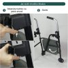 rollator 2 roues modulo pliable plat 826038