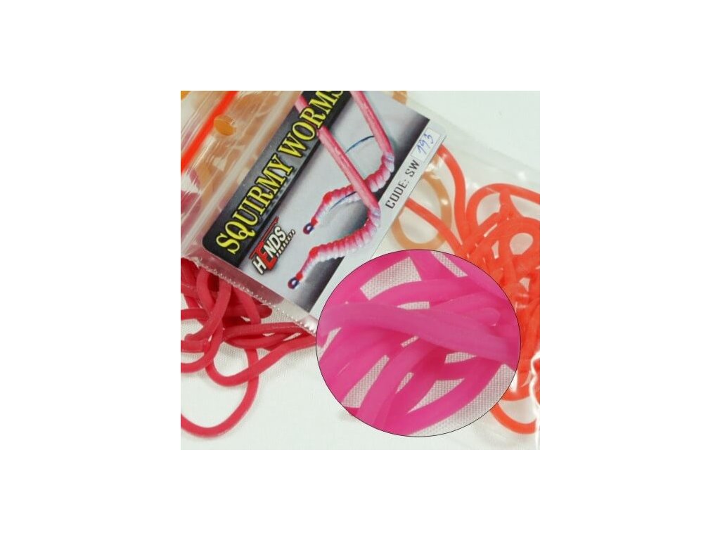 SQUIRMY WORMS - RŮŽOVÁ;SQUIRMY WORMS - RŮŽOVÁ