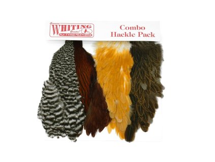 Introductory Soft Hackle Pack - 2 Half Capes/2 Half Saddles