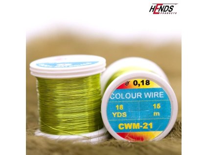 COLOUR WIRE - CHARTREUSE (Průměr 0,18 mm)