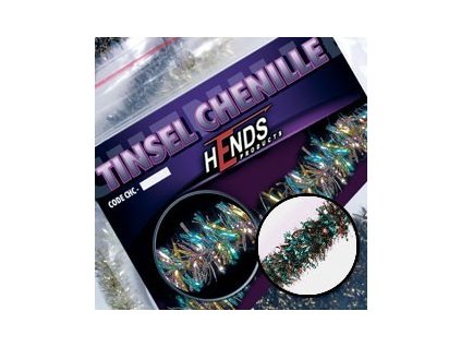 TINSEL CHENILLE - PAVÍ BRONZOVÁ (Průměr 6,0 mm)