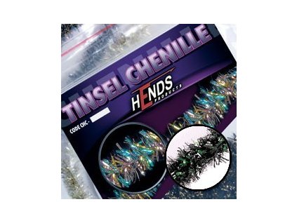 TINSEL CHENILLE - VÍCEBAREVNÁ ČERVENÁ (Průměr 6,0 mm)