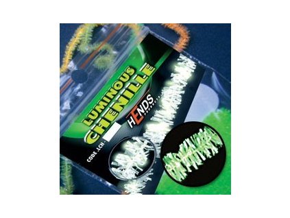 LUMINOUS CHENILLE - CHARTREUSE (Průměr 10 mm)