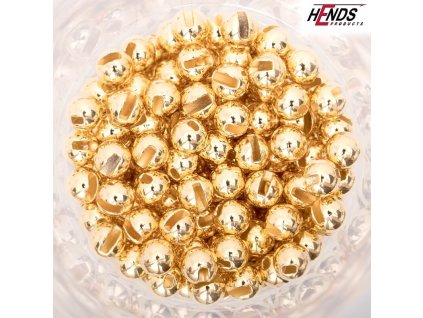 TUNGSTEN PLUS S MENŠÍ DRÁŽKOU - ZLATÁ (Balení 50 ks, Průměr 1,5 mm)