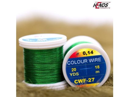 COLOUR WIRE - SV. ZELENÁ (Průměr 0,14 mm)