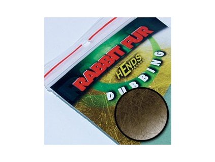RABBIT FUR DUBBING - TM. KHAKI-HNĚDÁ