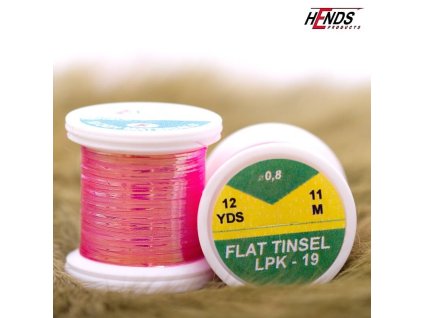FLAT TINSEL - RŮŽOVÁ PERLEŤ