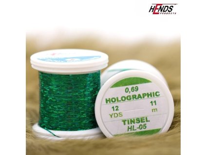HOLOGRAPHIC TINSEL - ZELENÁ