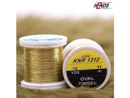 OVAL TINSEL - SVĚTLE ZLATÁ