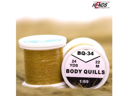 BODY QUILLS - BQ34 - OLIVOVĚ HNĚDÁ SVĚTLÁ