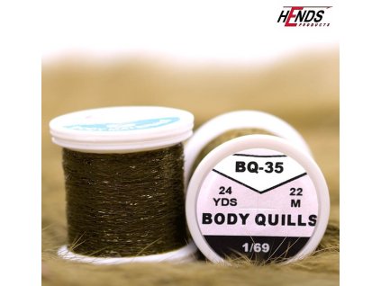 BODY QUILLS - BQ35 - OLIVOVĚ ZELENÁ