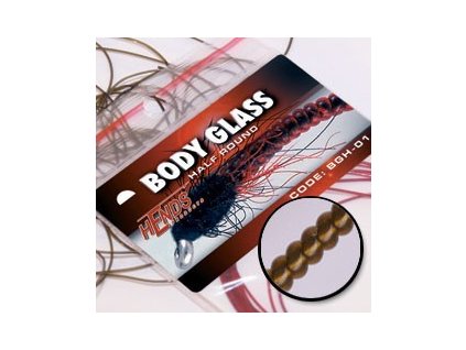 BODY GLASS ROUND - TMAVĚ HNĚDÁ