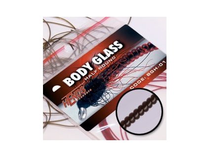 BODY GLASS HALF ROUND - ČERNÁ