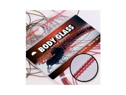 BODY GLASS HALF ROUND - RŮŽOVÁ