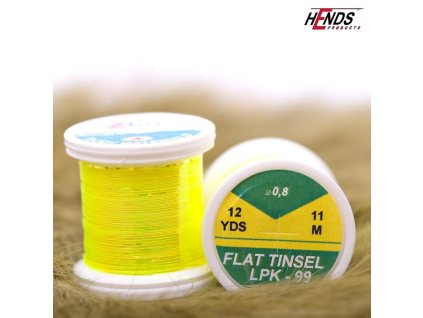FLAT TINSEL - ŽLUTÁ FLUO