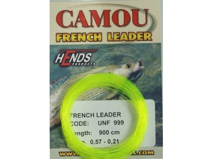 CAMOU FRENCH LEADER 900 cm - FLUO ŽLUTÁ