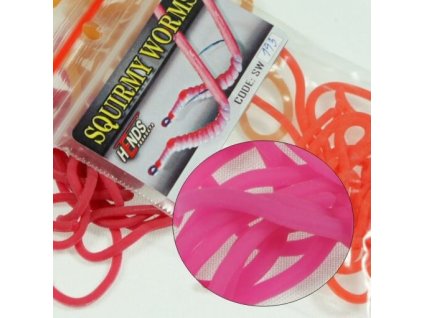 SQUIRMY WORMS - RŮŽOVÁ;SQUIRMY WORMS - RŮŽOVÁ