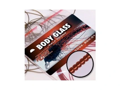 BODY GLASS HALF MICRO - ČERVENÁ