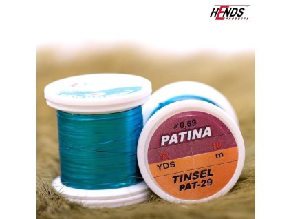 PATINA TINSEL - TYRKYSOVĚ MODRÁ