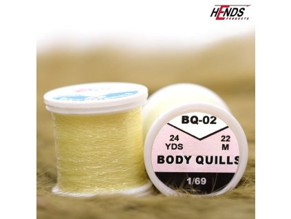 BODY QUILLS - ŽLUTO-OLIVOVÁ SVĚTLÁ