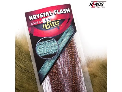 KRYSTAL FLASH - ČERNÁ S HNĚDÝM LESKEM