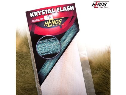 KRYSTAL FLASH - BÍLÁ S HNĚDÝM LESKEM
