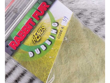 HENDS RABBIT FUR DUBBING - OLIVOVĚ ZELENÁ