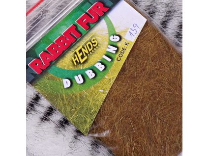 HENDS RABBIT FUR DUBBING - ŽLUTO-OLIVOVÁ