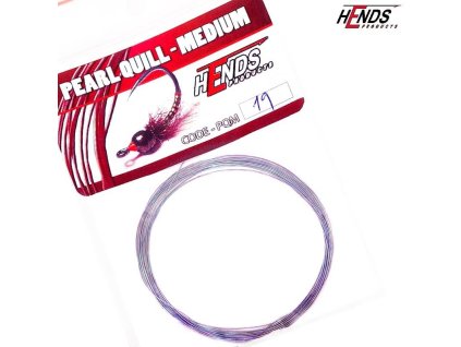 PEARL QUILL - MEDIUM - FIALOVÁ SE ZELENÝM A FIALOVÝM EFEKTEM