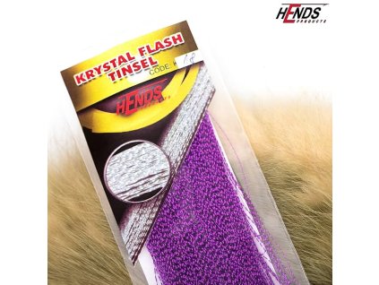 KRYSTAL FLASH TINSEL - FIALOVÁ