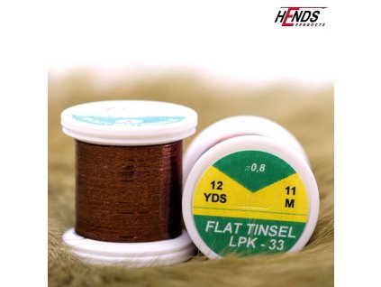 FLAT TINSEL - TM. HNĚDÁ METALICKÁ