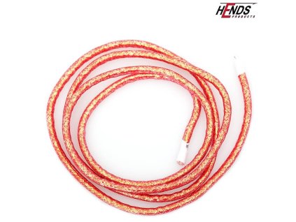 MYLAR TUBING - ČERVENÁ PERLEŤOVÁ