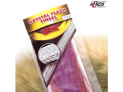 KRYSTAL FLASH TINSEL - RŮŽOVÁ - ČERVENÁ - FIALOVÁ