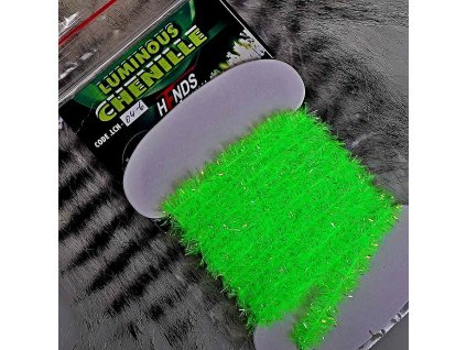 LUMINOUS CHENILLE - FLUO GREEN  CHL04
