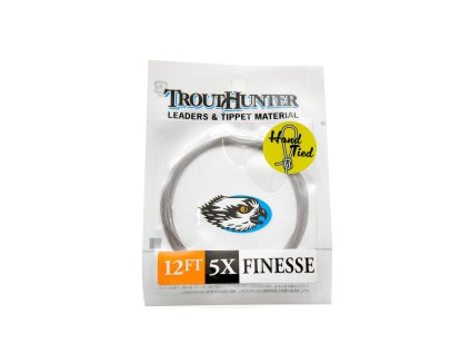 TroutHunter Finesse Leader w/loop 12ft (Varianta TH Finesse Leader w/loop  12ft 0X | 0,285 mm)