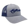 3869 navy blue mesh hat