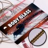 BODY GLASS HALF MICRO - KHAKI HNĚDÁ